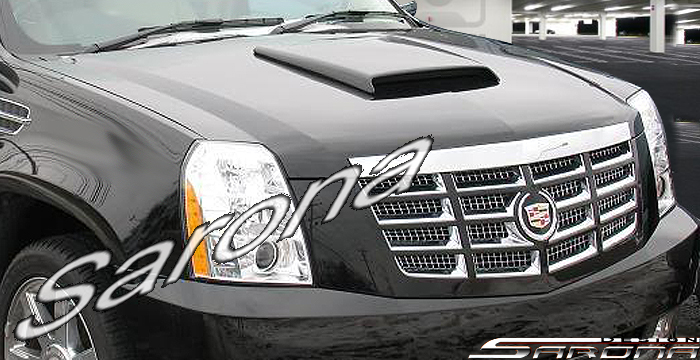 Custom Cadillac Escalade E.X.T.  SUV/SAV/Crossover Hood Scoop (2007 - 2014) - $190.00 (Part #CD-002-HS)